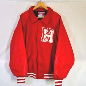 Awards USA Letterman's Jacket Red Size XL